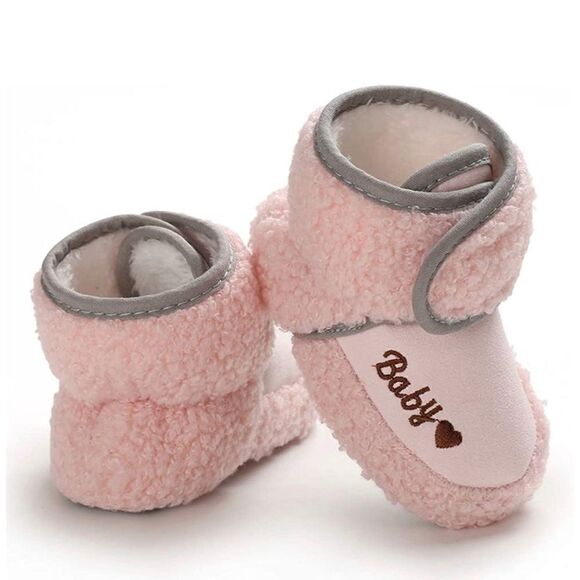 BABIES warm slippers - pink - Picture 4 of 5